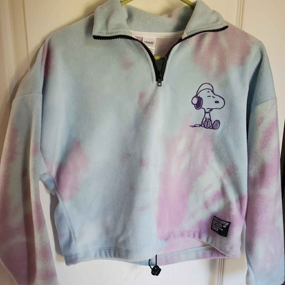 Tye Dye Peanuts Sweater